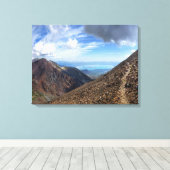 Mono Lake from Koip Peak Pass - Sierra Leinwanddruck (Insitu (Holzboden))