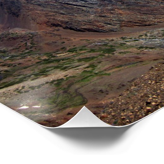 Mono Lake from Koip Peak Pass - Sierra Poster (Ecke)