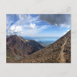Mono Lake from Koip Peak Pass - Sierra Postkarte