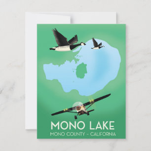 Mono Lake, Mono County, California Reiseplakat