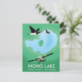 Mono Lake, Mono Landkreis, California travel poste (Stehend Vorderseite)