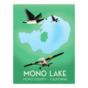 Mono Lake, Mono Landkreis, California travel poste Fotodruck