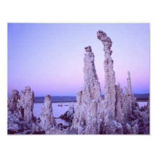 Mono Lake Reserve. Kalifornien. USA. Tufa Fotodruck