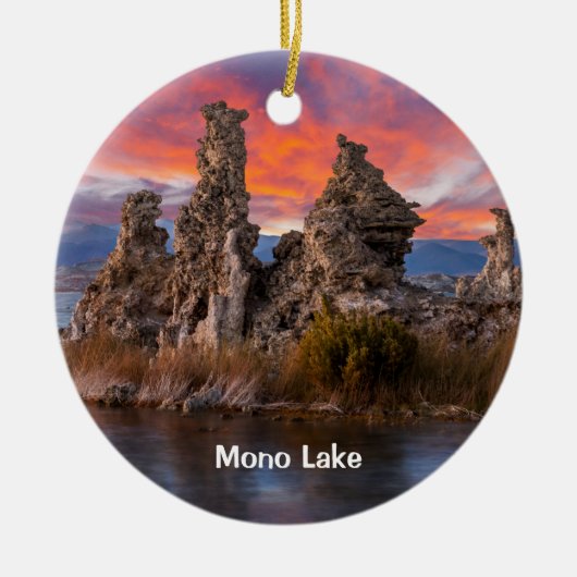 Mono Lake Sunset Keramik Ornament (Vorne)