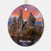 Mono Lake Sunset Keramik Ornament (Links)