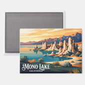 Mono Lake USA Magnet (Vorderseite/Rückseite)