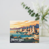 Mono Lake USA Postkarte (Stehend Vorderseite)