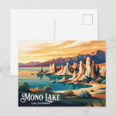Mono Lake USA Postkarte (Vorne/Hinten)