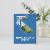 Mono Landkreis California Karte (Stehend Vorderseite)