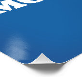 Mono Landkreis California Karte Poster (Ecke)