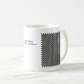 Mono Maze - Retro Flow Kaffeetasse (VorderseiteRechts)