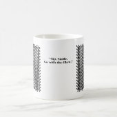 Mono Maze - Retro Flow Kaffeetasse (Mittel)
