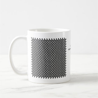 Mono Maze - Retro Flow Kaffeetasse