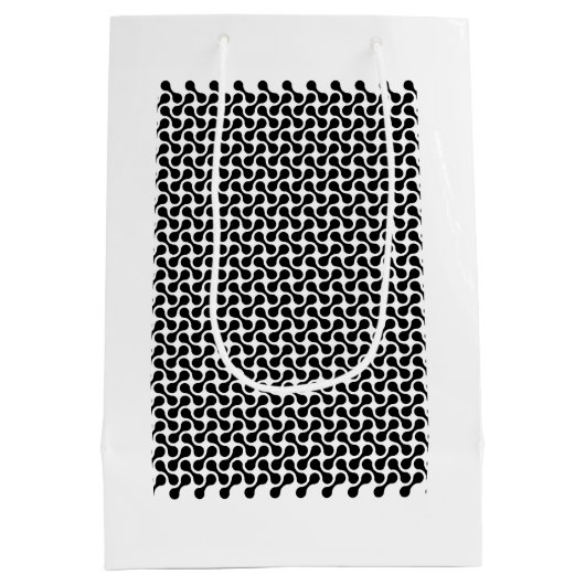 Mono Maze - Retro Flow Mittlere Geschenktüte (Rückseite)