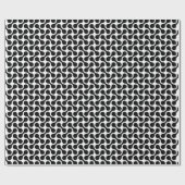 Mono Maze - Retro Flow Wrapping Paper Geschenkpapier (Flach)