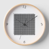 Mono Maze Wall Clock – Time in Motion Uhr (Vorderseite)