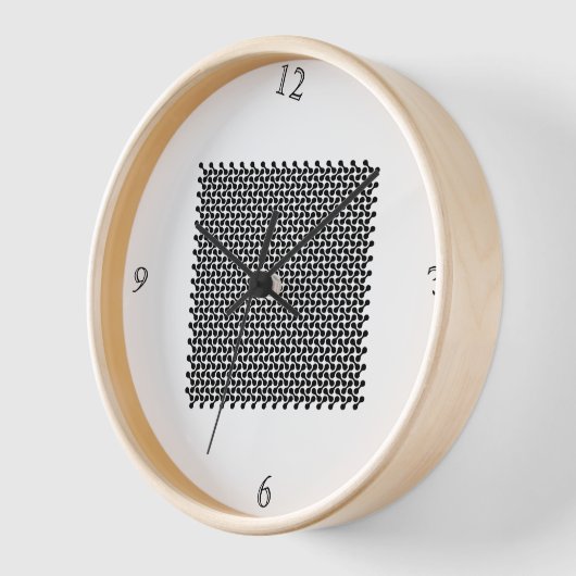 Mono Maze Wall Clock – Time in Motion Uhr (Winkel)