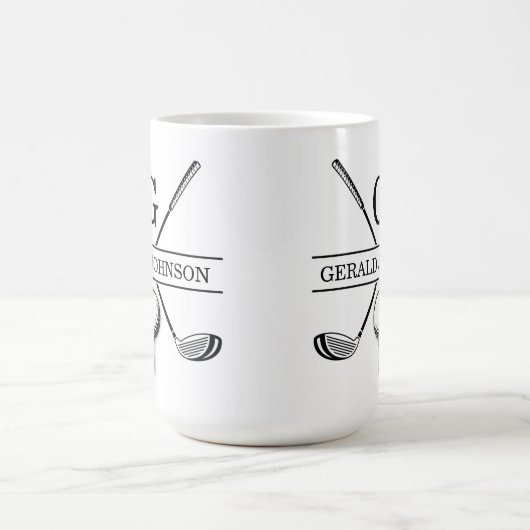 Mono-Modell für Golf-Design-Zwei-Tone-Kaffee-Tasse Kaffeetasse (Mittel)