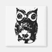 Mono Owl Magnet (Vorne)