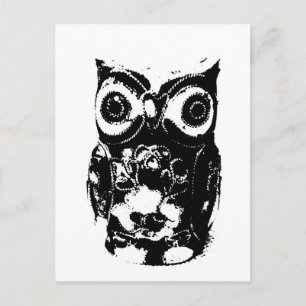 Mono Owl Postkarte