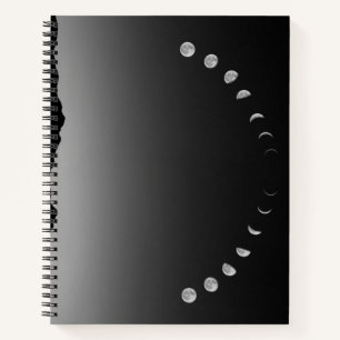 Mono-phasen-beschichtetes Notebook im monochromen  Notizblock