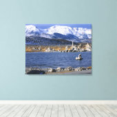 MONO SEE TUFA STAAT NATURRESERVE, LEINWANDDRUCK (Insitu (Holzboden))