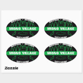 Mono Village Survivor Sticker Green (Blatt)