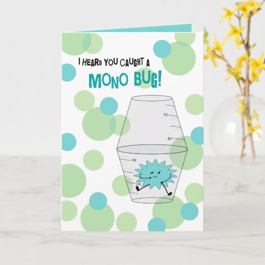 Mono wird gut gefangen Bug in der Medizin Cups Karte (Gelbe Blume)