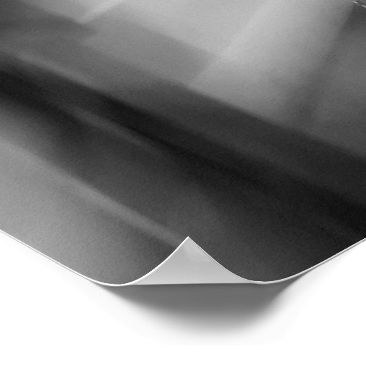 Monochrom-Abstrakt-Poster des NYC Poster (Ecke)