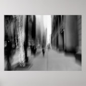 Monochrom-Abstrakt-Poster des NYC Poster (Vorne)