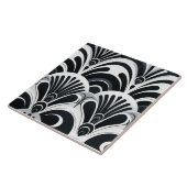Monochrom Art Deco, kühl und dramatisch Fliese (Seite)