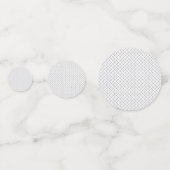 Monochrom Geometrische Textur|Nahtloses Diamantseh Konfetti (Rückseiten)