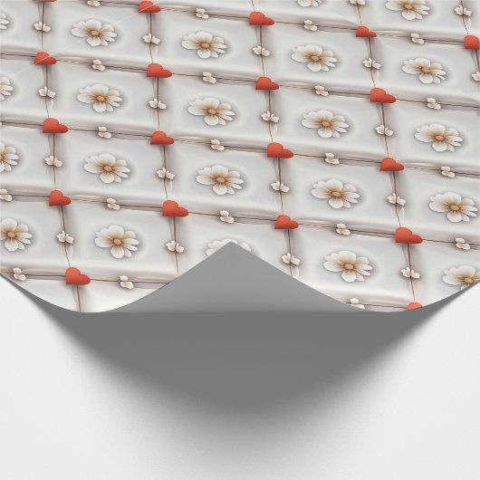 Monochrom Geschenkpapier (Ecke)