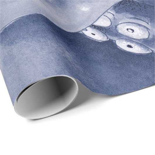 Monochrom Geschenkpapier (Rolleneckpunkt)