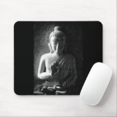 Monochrom geschnitzter Buddha Mousepad (Mit Mouse)