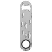 Monochrom-Graufisch Speed Flaschenöffner (Vorderseite)