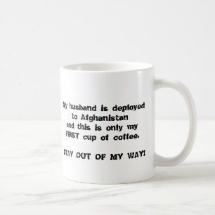 Monochrom HERAUS KONFRONTIEREN Kaffeetasse