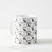 Monochrom Kaffeetasse (Vorderseite Links)