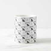 Monochrom Kaffeetasse (Mittel)