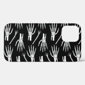 Monochrom-Knochen-Halloween-Muster Case-Mate iPhone Hülle (Rückseite (Horizontal))