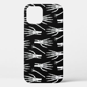 Monochrom-Knochen-Halloween-Muster Case-Mate iPhone Hülle