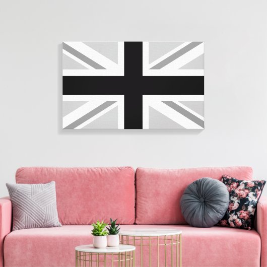 Monochrom Leinwanddruck (Insitu (Wohnzimmer))