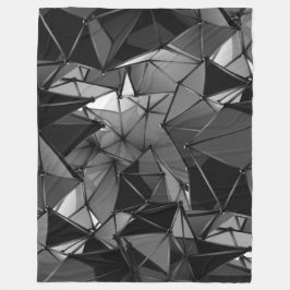Monochrom ohne Grenzen: Fleecedecke