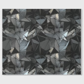 Monochrom ohne Grenzen: Geschenkpapier (Flach)