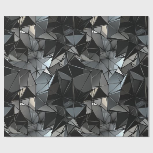 Monochrom ohne Grenzen: Geschenkpapier (Flach)