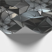 Monochrom ohne Grenzen: Geschenkpapier (Ecke)