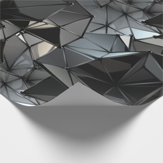 Monochrom ohne Grenzen: Geschenkpapier (Ecke)