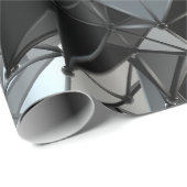 Monochrom ohne Grenzen: Geschenkpapier (Rolleneckpunkt)