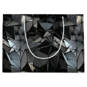 Monochrom ohne Grenzen: Große Geschenktüte (Vorderseite)