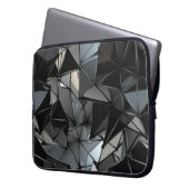 Monochrom ohne Grenzen: Laptopschutzhülle (Vorderseite Links)